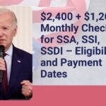 $2,400 + $1,200 Monthly Checks for SSA, SSI, SSDI – Eligibility and Payment Dates